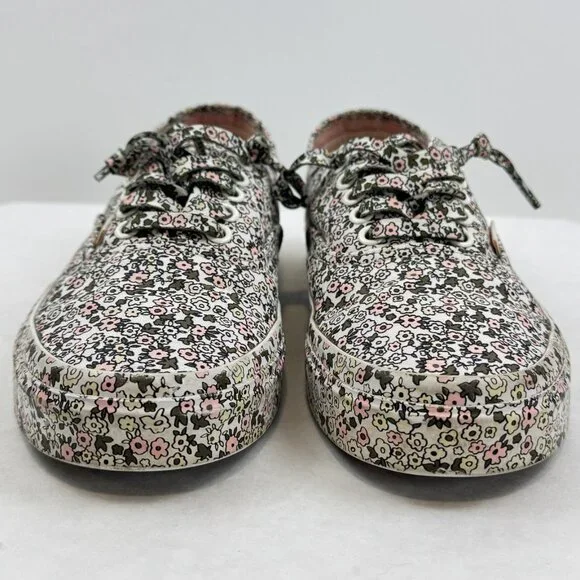 Vans Unisex Multicolor Floral Canvas Sneakers Lace Up Low Top 721356 Sz 6.5M/8W - Picture 7 of 13
